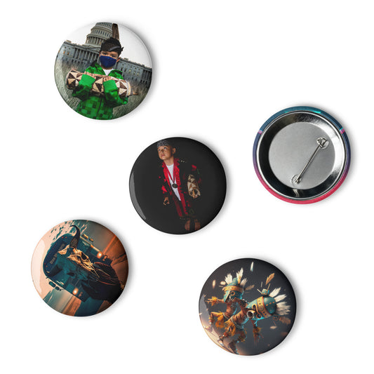 LANDBACK Set of pin buttons